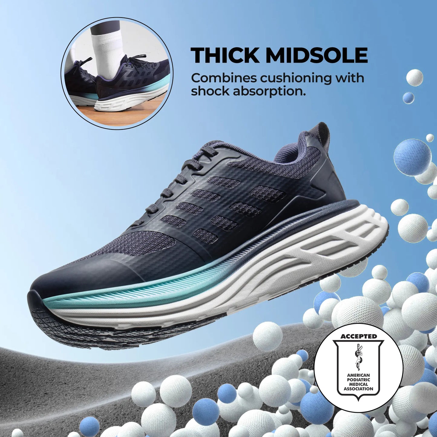NORTIV 8 [ActiveFloat] Women’s Cushioned Walking Running Shoes, Comfort Breathable Athletic Sneakers for Gym Workout & Everyday Sport Use
