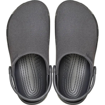 Crocs Adult Classic Crafted Canvas Clogs, Unisex Slip‑On Casual Clogs with Pivoting Heel Strap for Everyday Wear