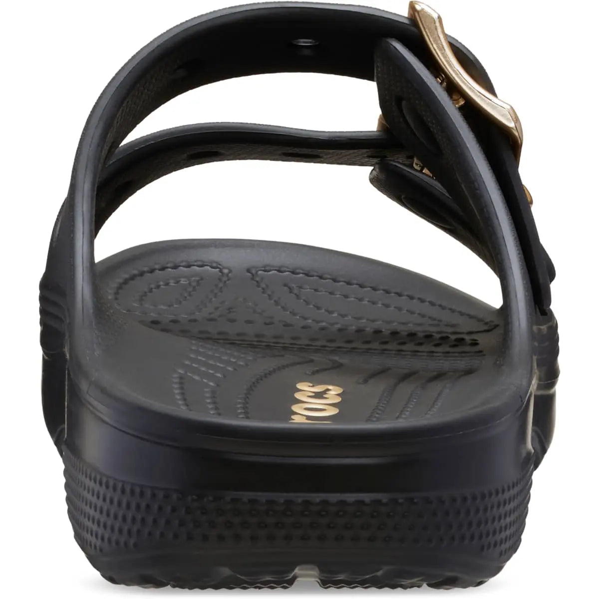 Crocs Women's Saturday Two‑Strap Sandals, Adjustable Buckle Slide Sandals, Lightweight Croslite Foam Casual Summer Slides Customizable with Jibbitz Charms