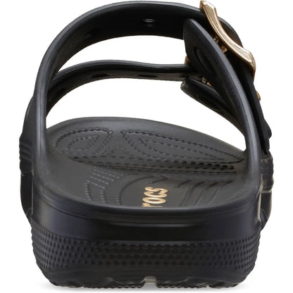 Crocs Women's Saturday Two‑Strap Sandals, Adjustable Buckle Slide Sandals, Lightweight Croslite Foam Casual Summer Slides Customizable with Jibbitz Charms