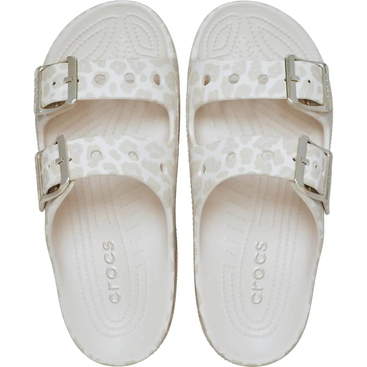 Crocs Women's Saturday Two‑Strap Sandals, Adjustable Buckle Slide Sandals, Lightweight Croslite Foam Casual Summer Slides Customizable with Jibbitz Charms