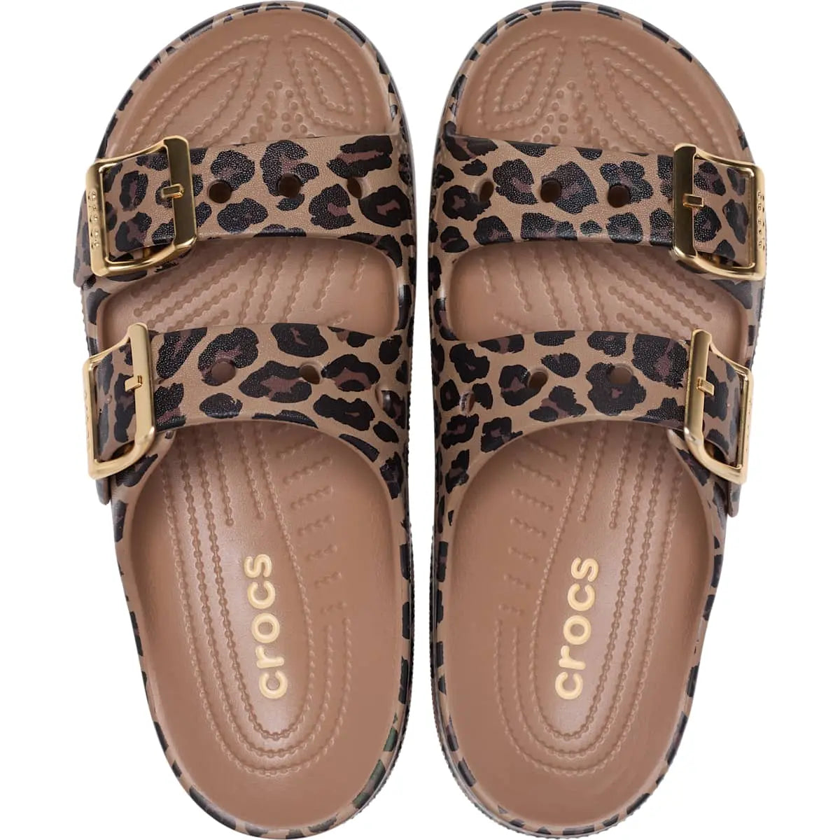 Crocs Women's Saturday Two‑Strap Sandals, Adjustable Buckle Slide Sandals, Lightweight Croslite Foam Casual Summer Slides Customizable with Jibbitz Charms