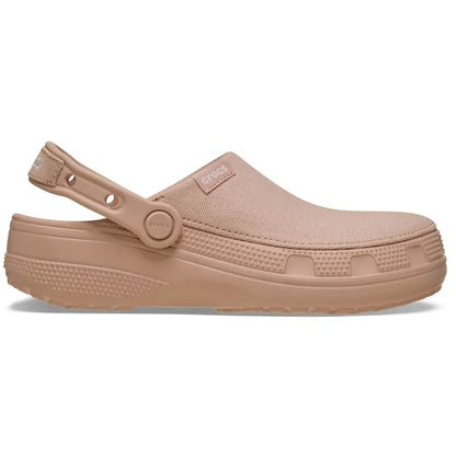 Crocs Adult Classic Crafted Canvas Clogs, Unisex Slip‑On Casual Clogs with Pivoting Heel Strap for Everyday Wear